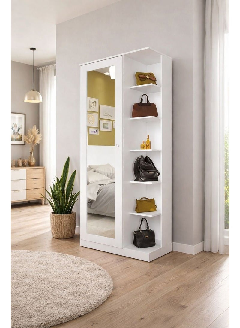 ملاذ هاوس جزامه مودرن ضلفه مرايا  80*40*190سم - Image 2